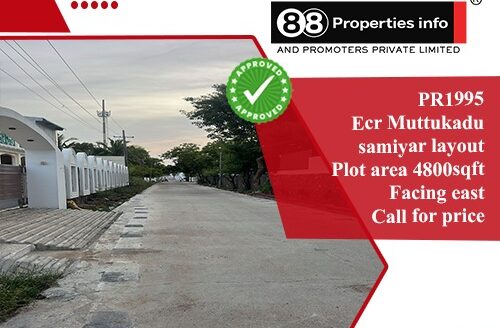 ECR Muttukadu Land For Sale
