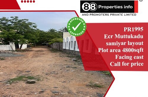 ECR Muttukadu Land For Sale