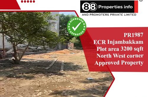 Land For Sale In injambakkam 3000sqft