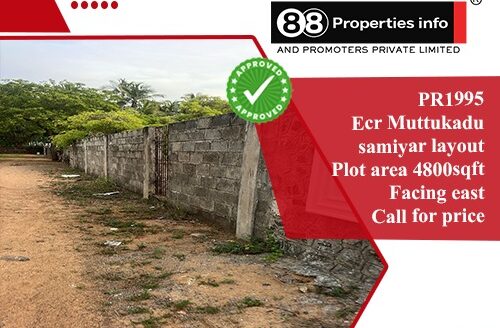 ECR Muttukadu Land For Sale