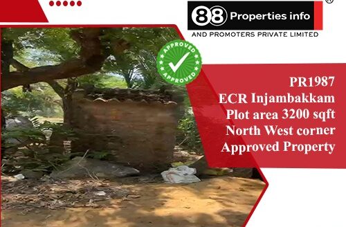 Land For Sale In injambakkam 3000sqft