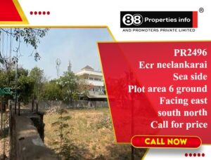ECR Neelankarai Land  For Sale